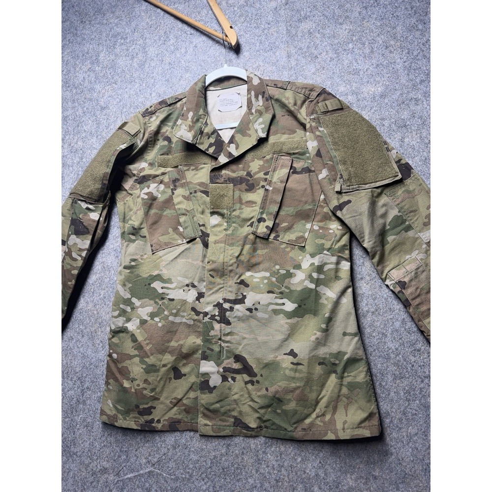 US Army Combat Uniform Jacket MC Camo FR Ripstop‎ Size 33 Long NSN 8415016233001 - Picture 7 of 12